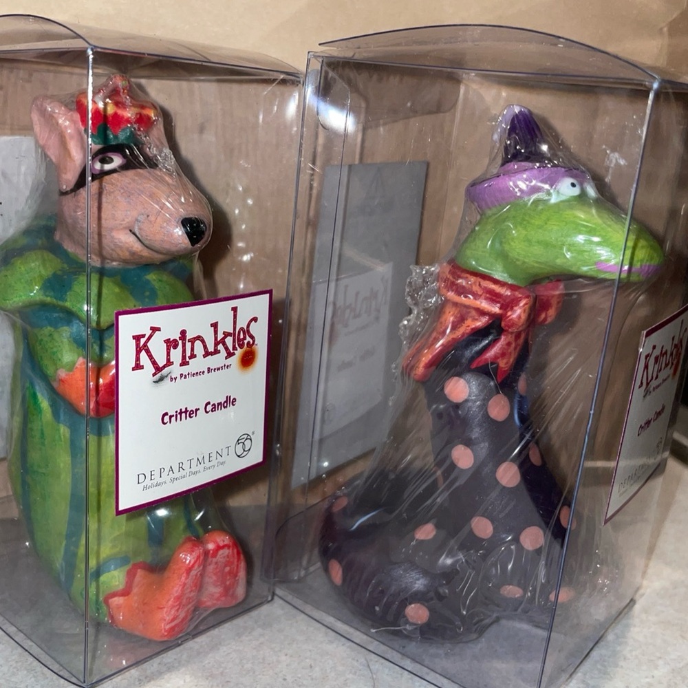 $11 bundled price! Critter party candles Department 56 NEW in boxes